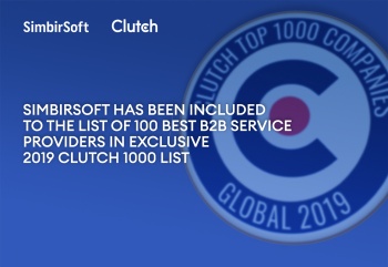SimbirSoft Ranked Top 87 on Clutch 1000